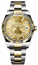 Sky-Dweller Automatic Men's 18kt Yellow Gold Oyster Watch 326933BKSO 1112