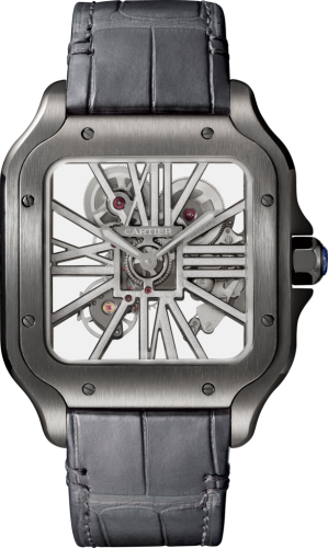 Santos De Cartier Skeleton Watch WHSA0009